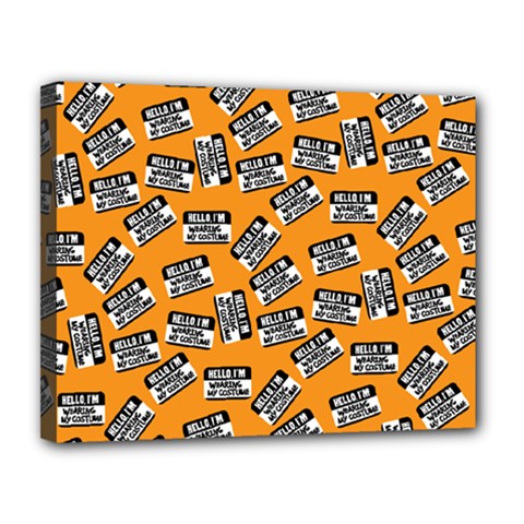 Pattern Halloween  Canvas 14  X 11  by iCreate