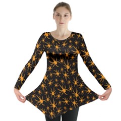 Halloween Spiders Long Sleeve Tunic  by iCreate