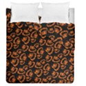 Pattern Halloween Jackolantern Duvet Cover Double Side (Queen Size) View1