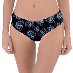 Pattern Halloween Zombies Brains Reversible Classic Bikini Bottoms by iCreate