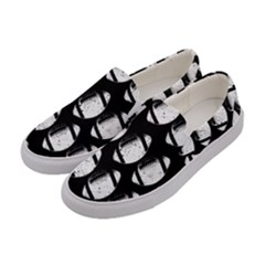 Footballs Icreate Women s Canvas Slip Ons by iCreate