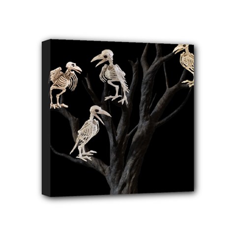 Dead Tree  Mini Canvas 4  X 4  by Valentinaart