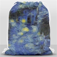 Van Gogh Inspired Drawstring Bag (large) by NouveauDesign