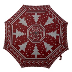 Ugly Christmas Sweater Hook Handle Umbrellas (large) by Valentinaart
