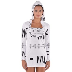 E=mc2 Formula Physics Relativity Long Sleeve Hooded T-shirt by picsaspassion