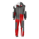 Cross Abstract Shape Line Hooded Jumpsuit (Kids) View2