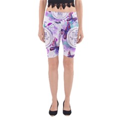 Thank You Yoga Cropped Leggings by Celenk