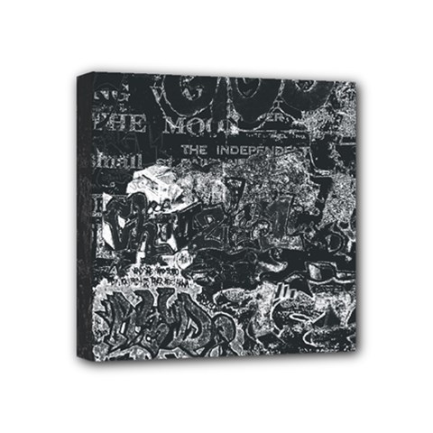 Graffiti Mini Canvas 4  X 4  by ValentinaDesign