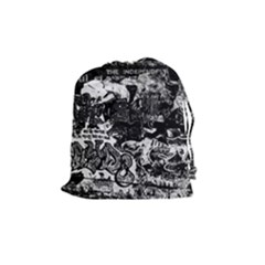 Graffiti Drawstring Pouches (medium)  by ValentinaDesign