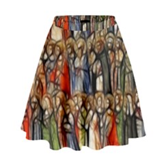 All Saints Christian Holy Faith High Waist Skirt by Celenk