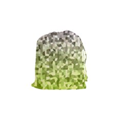 Irregular Rectangle Square Mosaic Drawstring Pouches (small)  by Celenk