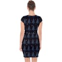 Christmas tree - pattern Capsleeve Drawstring Dress  View2