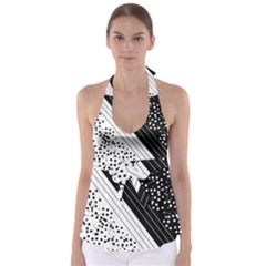 Pattern Babydoll Tankini Top by gasi