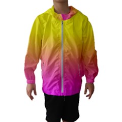 Pattern Hooded Wind Breaker (kids) by gasi