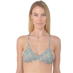 Pattern Reversible Tri Bikini Top by gasi