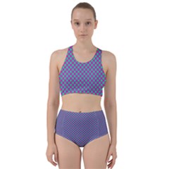 Pattern Racer Back Bikini Set by gasi