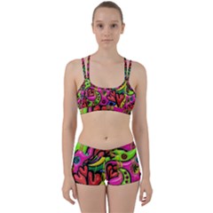 Seamless Texture Pattern Tile Women s Sports Set by Celenk