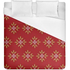 Pattern Background Holiday Duvet Cover (king Size) by Celenk