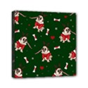 Pug Xmas Pattern Mini Canvas 6  x 6  View1