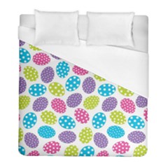 Polka Dot Easter Eggs Duvet Cover (full/ Double Size) by allthingseveryone