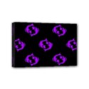 Purple Pisces On Black Background Mini Canvas 6  x 4  View1