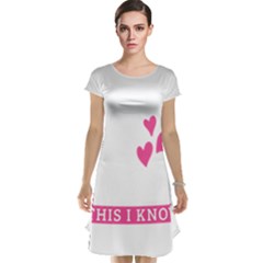 Jesus Loves Me [converted] Cap Sleeve Nightdress by clothcarts