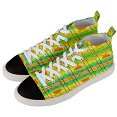 Birds Beach Sun Abstract Pattern Men s Mid-top Canvas Sneakers by Celenk