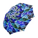Abstract Background Blue White Folding Umbrellas View2