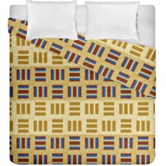 Textile Texture Fabric Material Duvet Cover Double Side (king Size) by Celenk