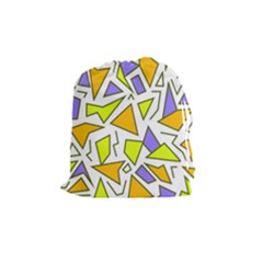 Retro Shapes 04 Drawstring Pouches (medium)  by jumpercat