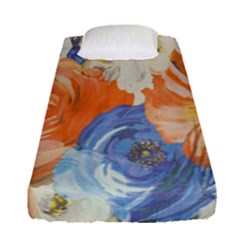 Texture Fabric Textile Detail Fitted Sheet (single Size) by Celenk