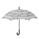 Abuse Background Monochrome My Bits Hook Handle Umbrellas (Medium) View3