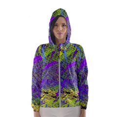 Ink Splash 02 Hooded Wind Breaker (women) by jumpercat