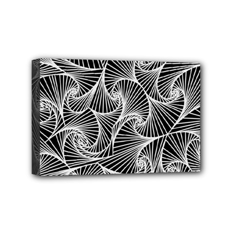 Fractal Sketch Dark Mini Canvas 6  X 4  by jumpercat