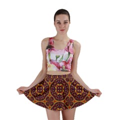 Geometric Pattern Mini Skirt by linceazul