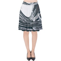 Architecture Modern Skyscraper Velvet High Waist Skirt by BangZart