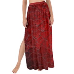 Red Grunge Texture Black Gradient Maxi Chiffon Tie-up Sarong by BangZart