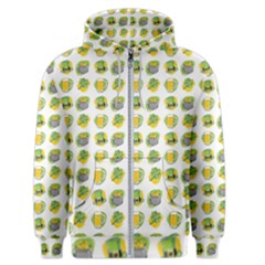 St Patrick S Day Background Symbols Men s Zipper Hoodie by BangZart