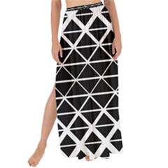 Triangle Pattern Background Maxi Chiffon Tie-up Sarong by BangZart