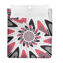 High Contrast Twirl Duvet Cover Double Side (full/ Double Size) by linceazul