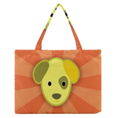 Adoption Animal Bark Boarding Zipper Medium Tote Bag by Celenk