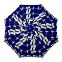 Facebook Social Media Network Blue Golf Umbrellas View1