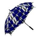 Facebook Social Media Network Blue Golf Umbrellas View2
