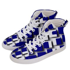 Facebook Social Media Network Blue Men s Hi-top Skate Sneakers by Celenk