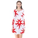 Star Figure Form Pattern Structure Flare Dress View1
