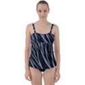 Fractal Mathematics Abstract Twist Front Tankini Set View1