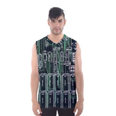 Printed Circuit Board Circuits Men s Basketball Tank Top by Celenk