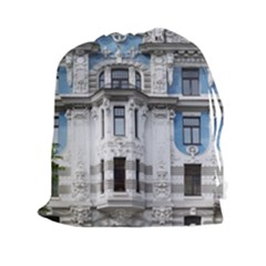 Squad Latvia Architecture Drawstring Pouches (xxl) by Celenk