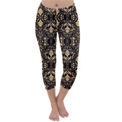 Wallpaper Wall Art Architecture Capri Winter Leggings  by Celenk