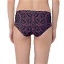 Modern Ornate Pattern Mid-Waist Bikini Bottoms View2